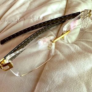 TAG Heuer Men's Leather Eyeglasses Frames